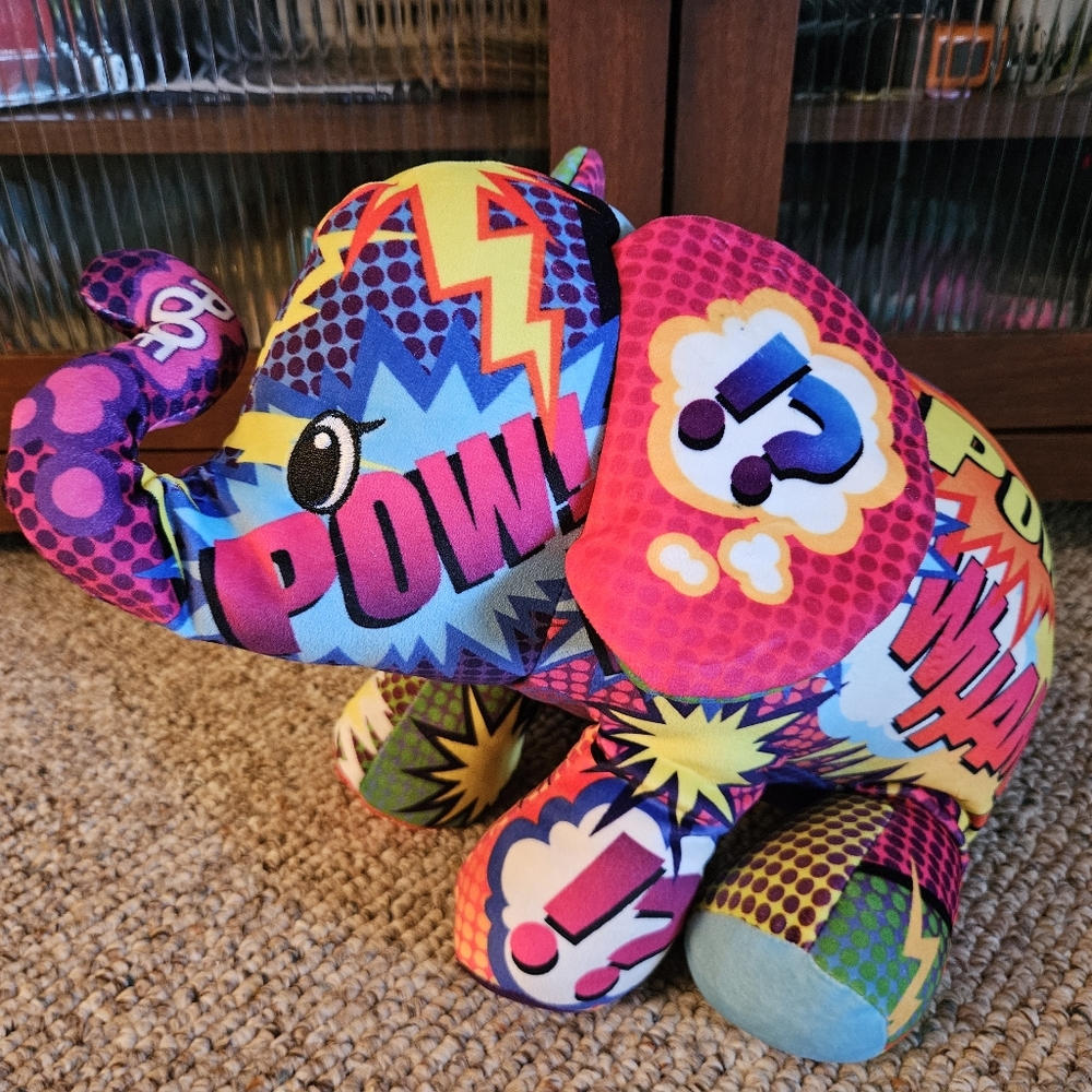 Cepia Pop Art Elephant
